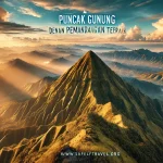 Puncak Gunung dengan Pemandangan Terbaik