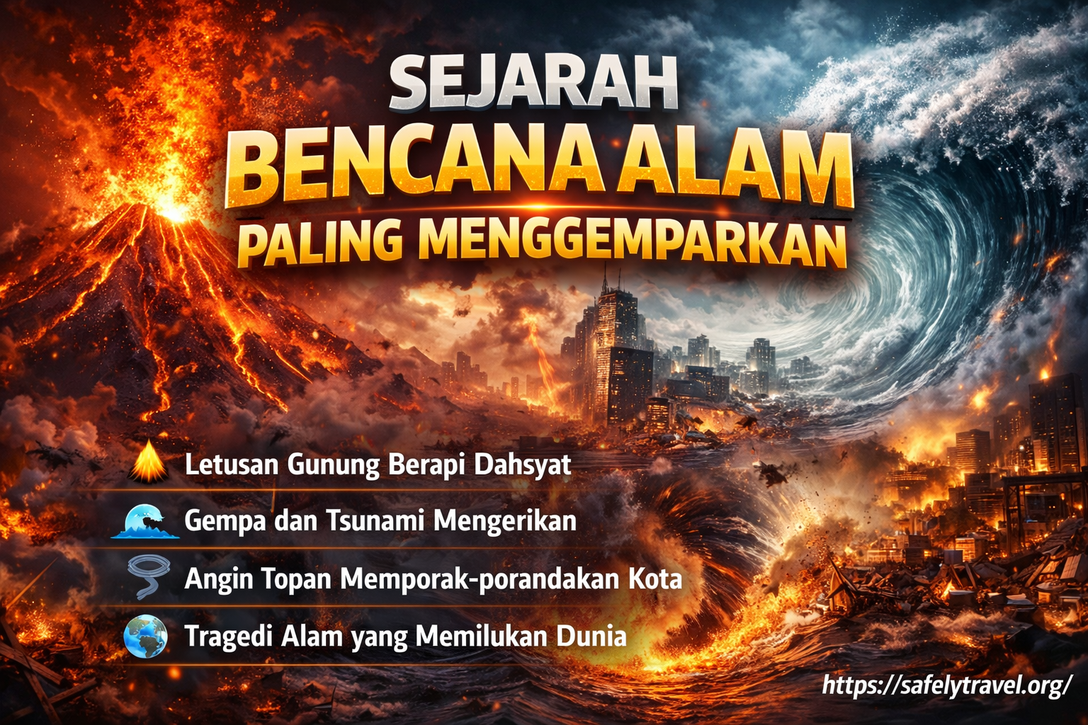 Sejarah Bencana Alam Paling Menggemparkan