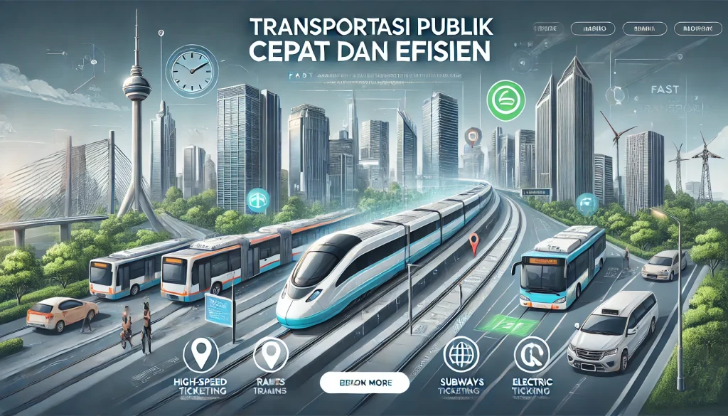 Transportasi Publik Cepat dan Efisien
