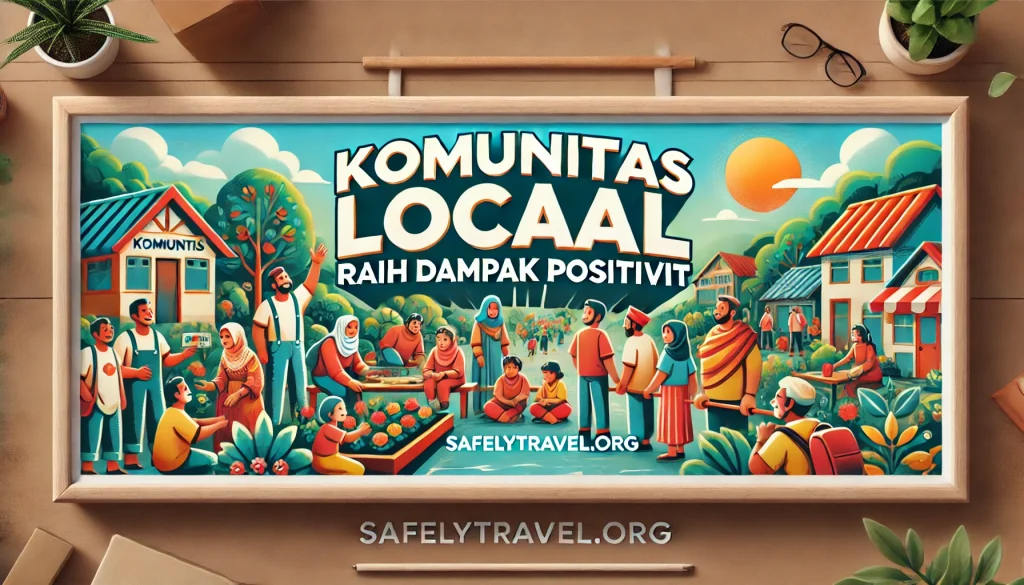 Komunitas Lokal Raih Dampak Positif