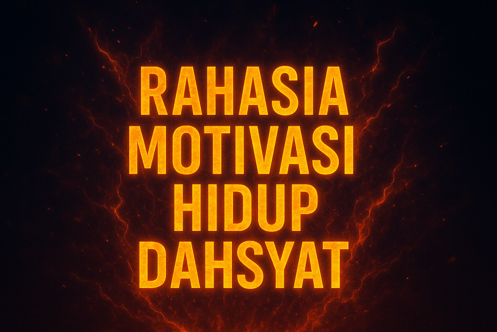 Rahasia Motivasi Hidup Dahsyat