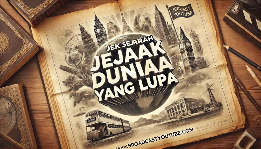 Jejak Sejarah Dunia Yang Lupa