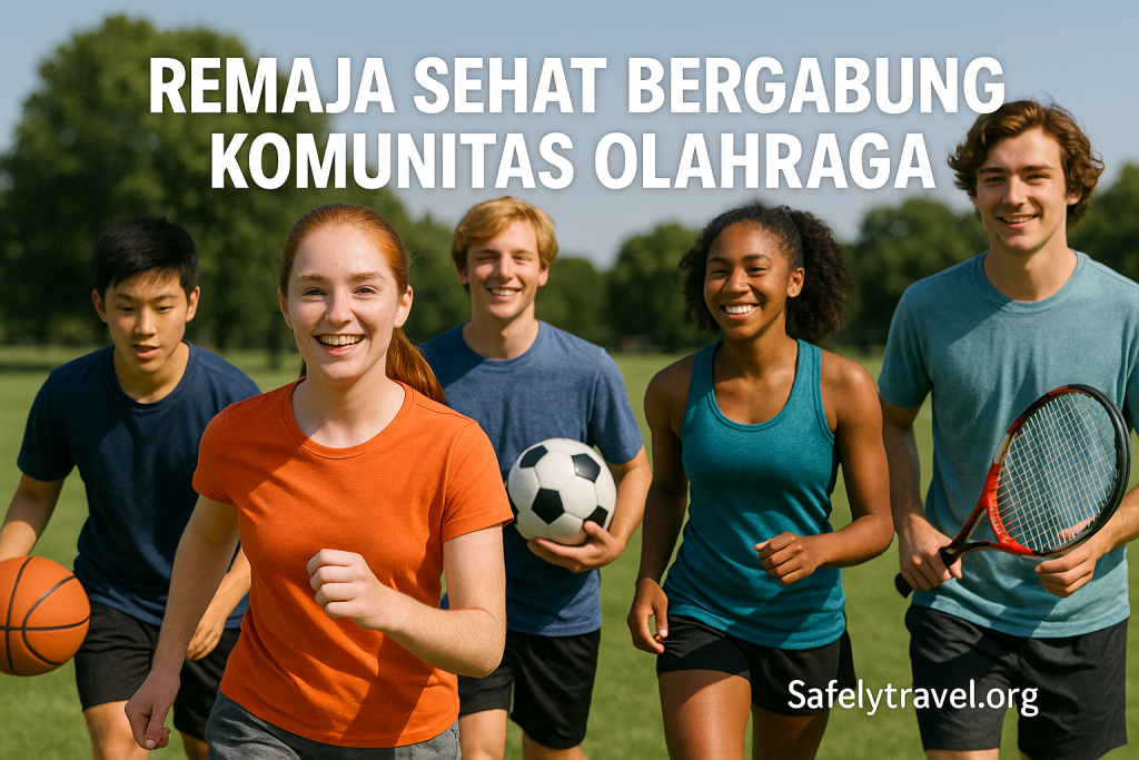 Remaja Sehat Bergabung Komunitas Olahraga