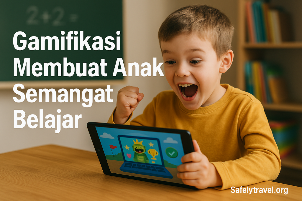 Gamifikasi Membuat Anak Semangat Belajar